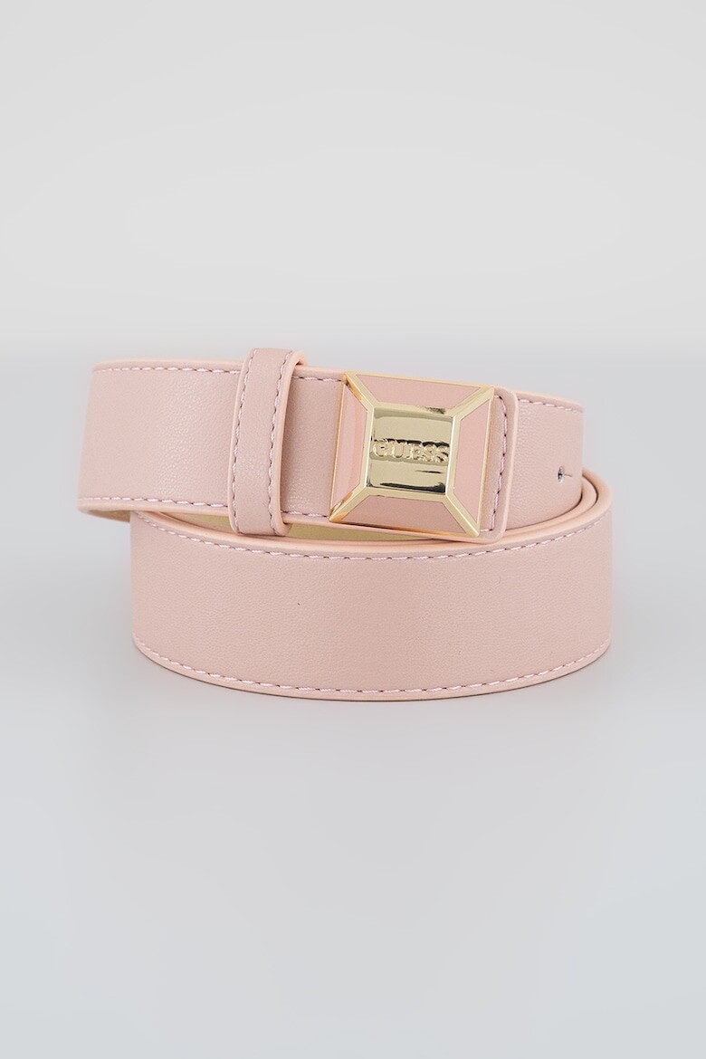 

Ремень из экокожи с логотипом Guess, розовый