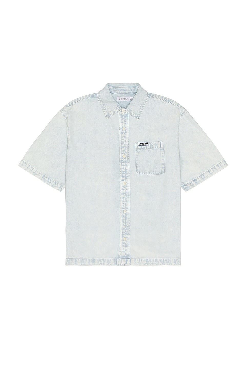 

Рубашка Calvin Klein Camp, цвет Voyager