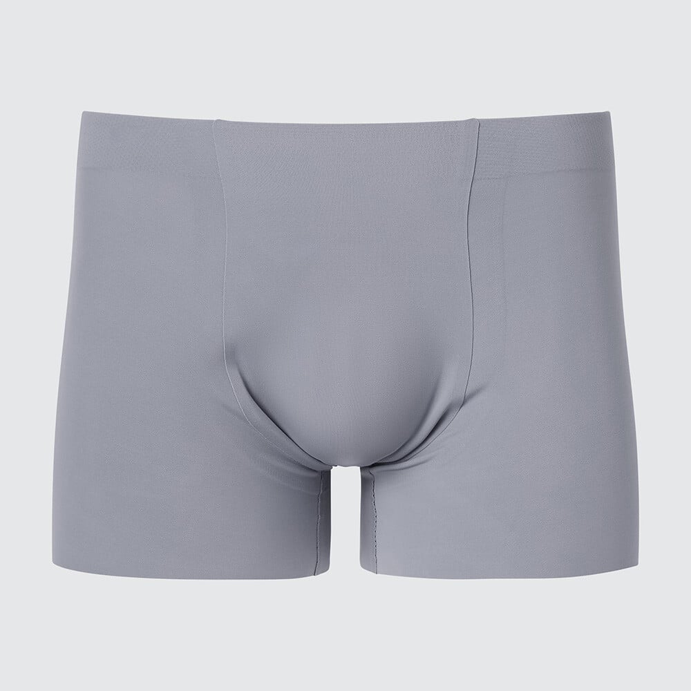 

Трусы-боксеры Uniqlo Cool Black Technology бесшовные, серый