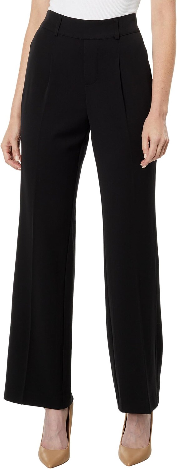 

Широкие плиссированные брюки The Avenue NIC+ZOE, цвет Black Onyx
