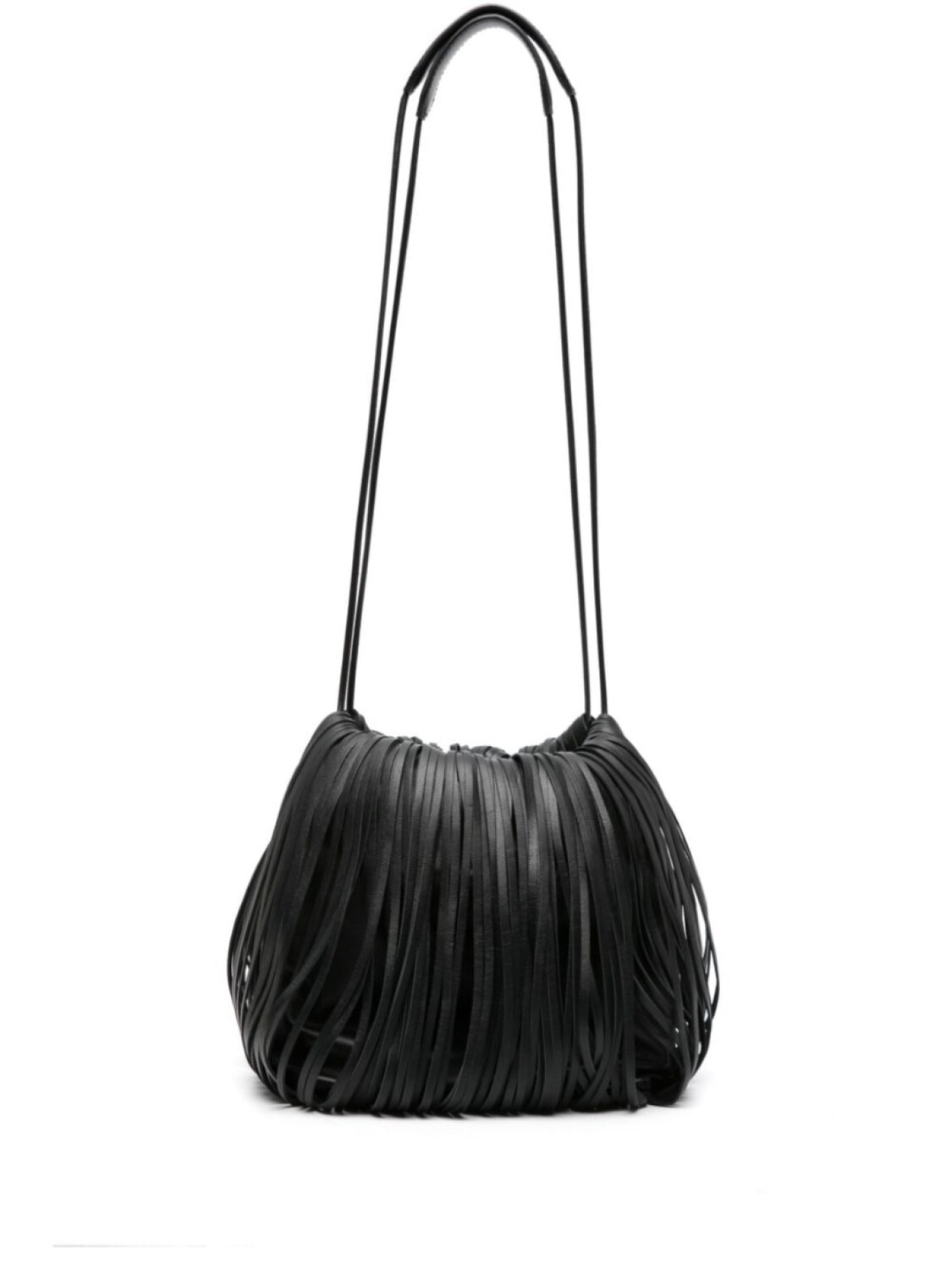 

Jil Sander сумка-ведро Dumpling Fringe, черный