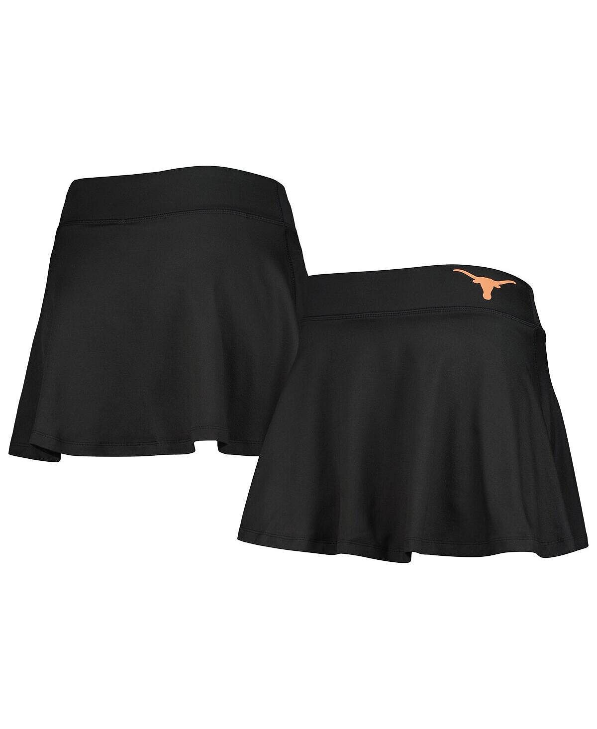 

Женская черная струящаяся юбка Texas Longhorns ZooZatz, черный
