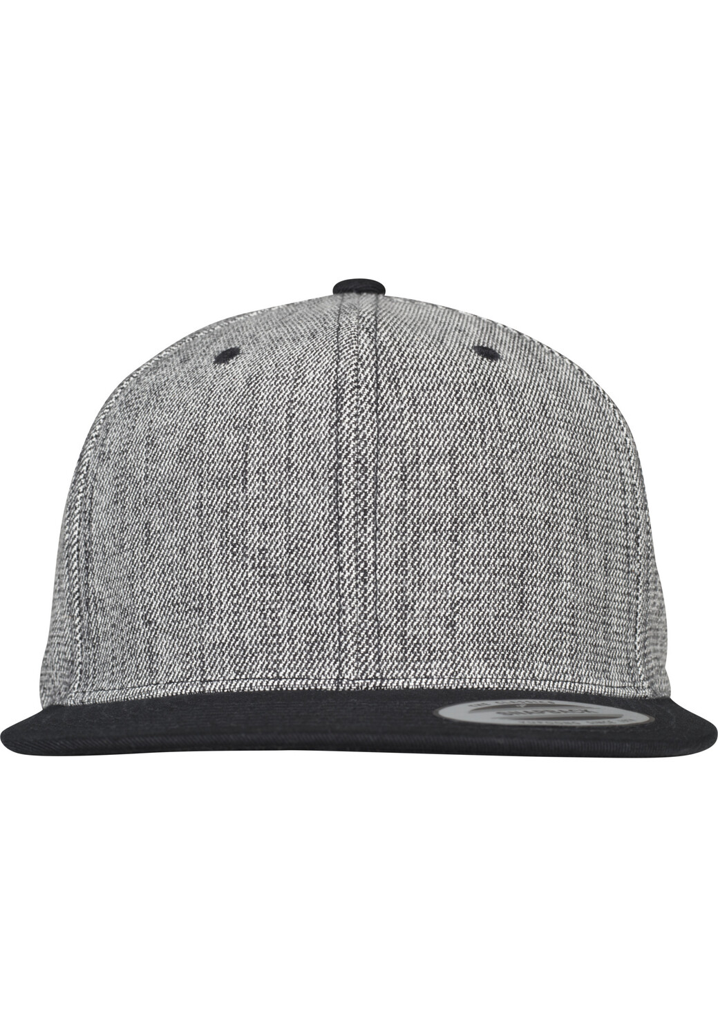

Бейсболка Flexfit Snapback, цвет black melange/black