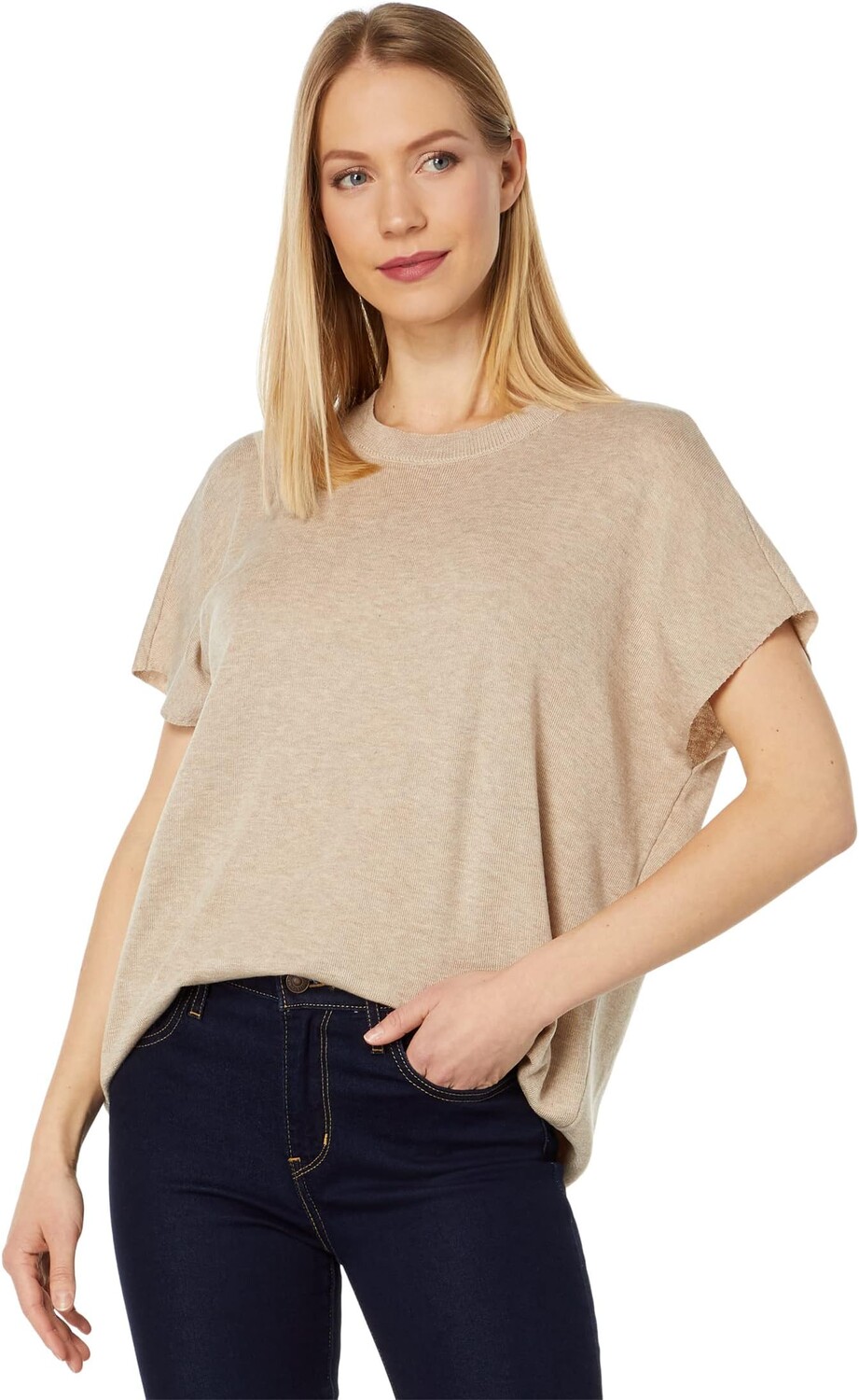 

Свитер Calvin Klein Sleeveless Crew Neck Sweater, цвет Heather Latte