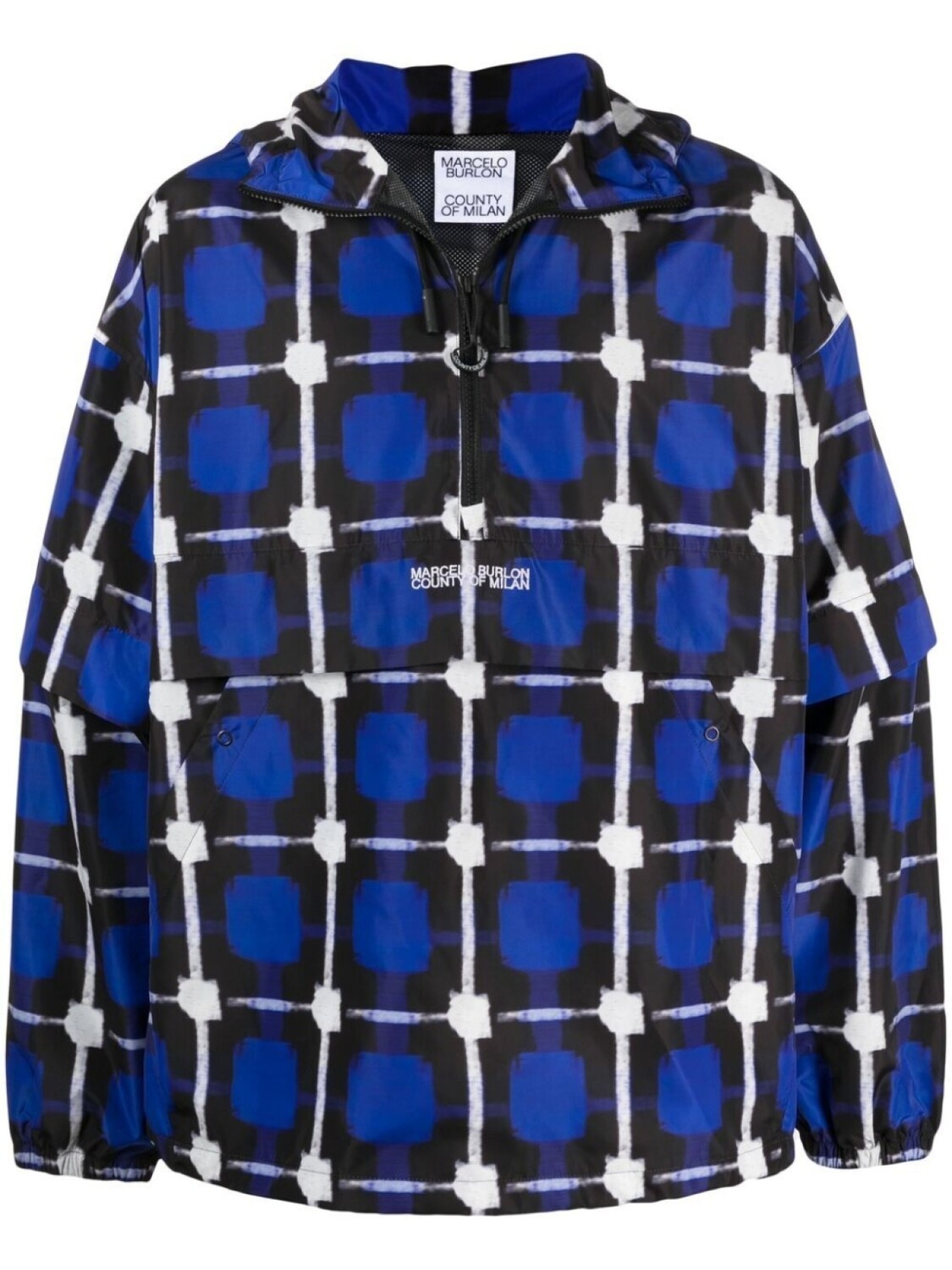 

Marcelo Burlon County of Milan куртка в клетку, синий