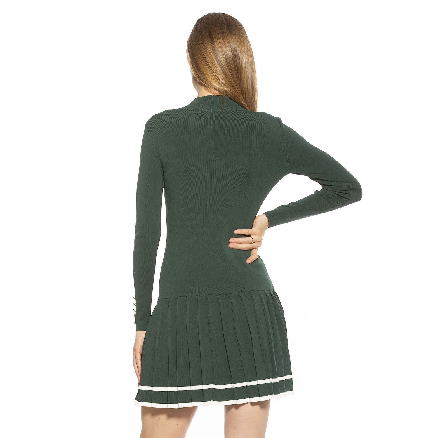 

Женское трикотажное платье с длинными рукавами Alexia Admor Amara Mockneck ALEXIA ADMOR