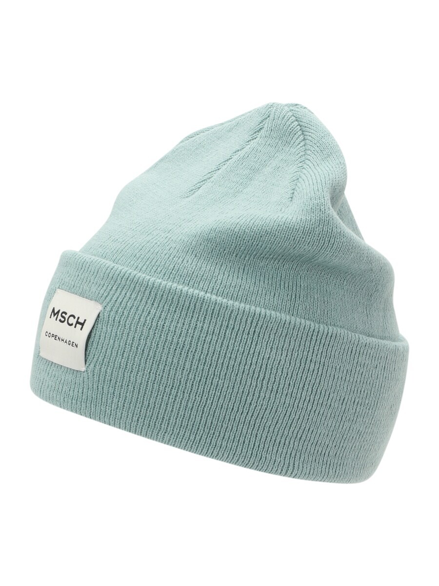 

Шапка MSCH COPENHAGEN Beanie Mojo, пастельно-голубой