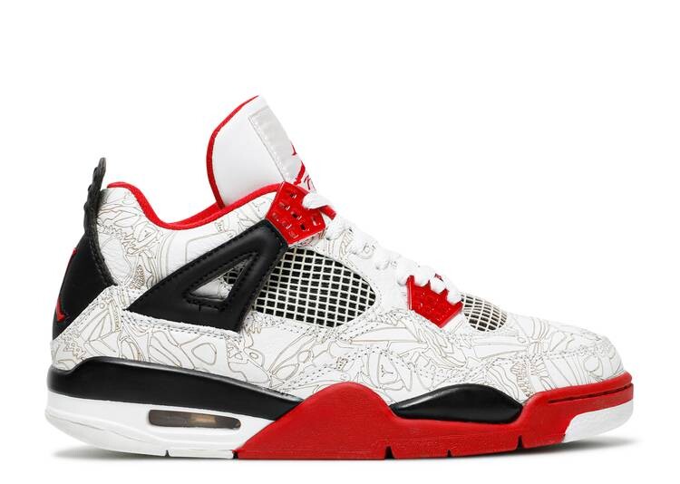 

Кроссовки AIR JORDAN 4 RETRO 'LASER' 2005, белый
