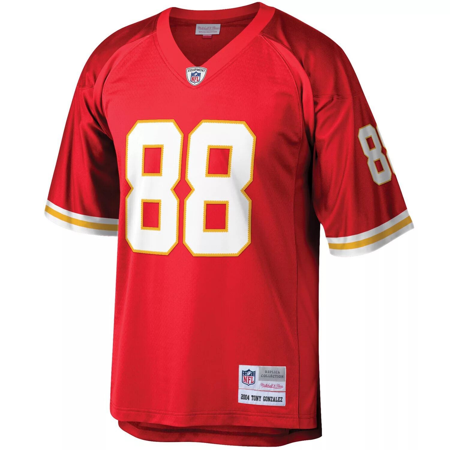 

Мужская футболка Mitchell & Ness Tony Gonzalez Red Kansas City Chiefs Retired Player Legacy Replica Джерси