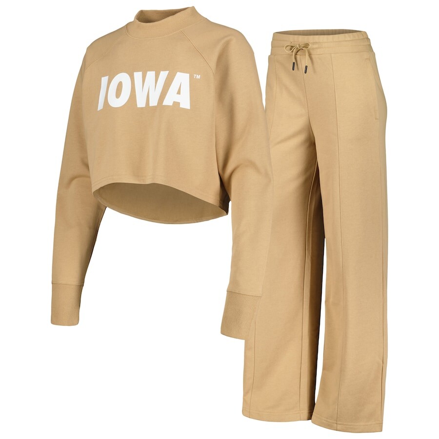 

Пижамный комплект KadyLuxe Iowa Hawkeyes, загар