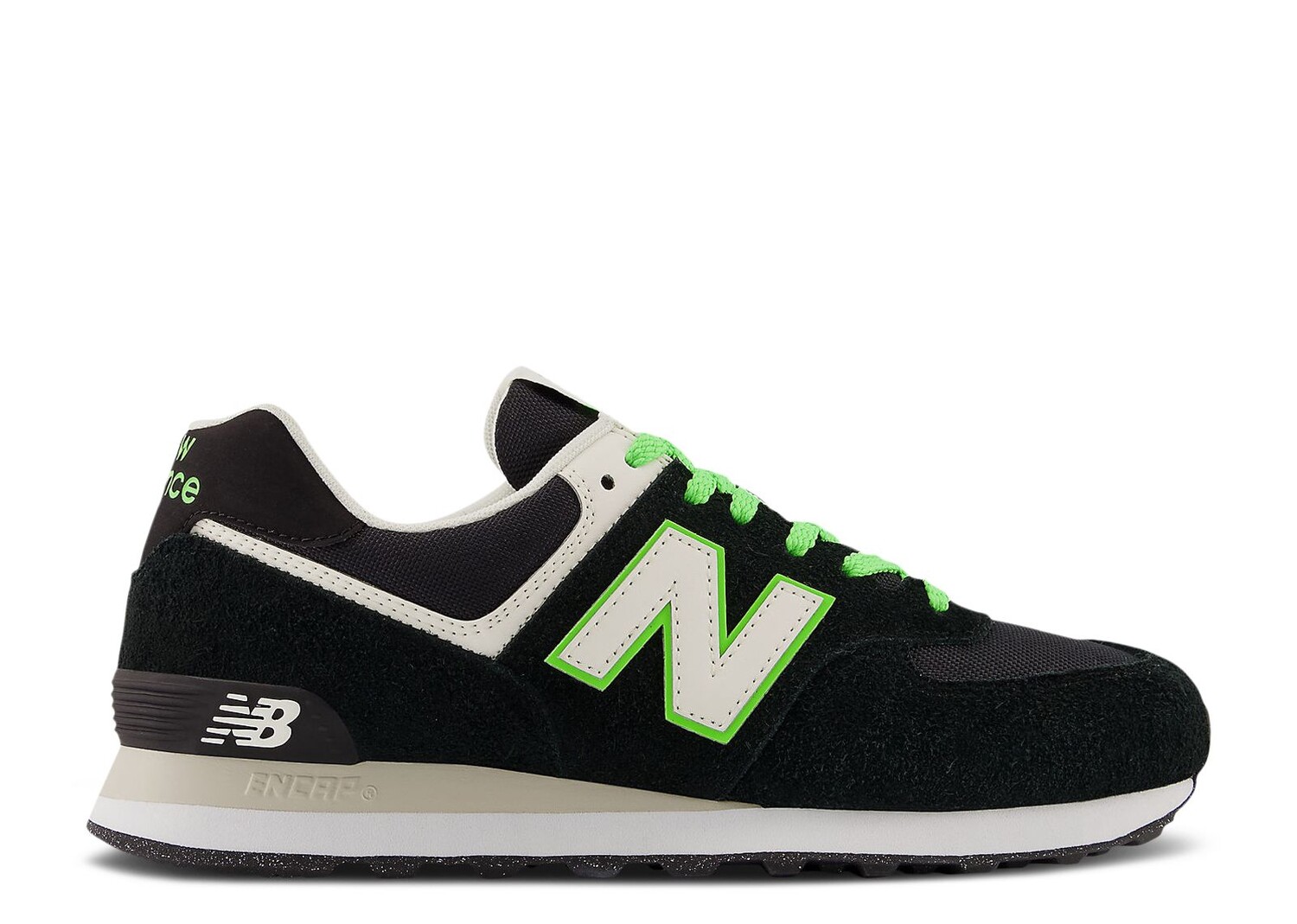 

Кроссовки New Balance 574 'Black Green', черный