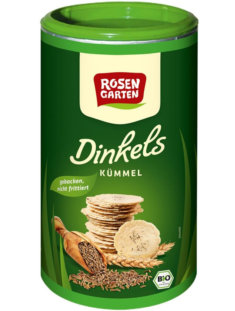 

Rosengarten - Крекеры Dinkels с тмином - 100г Rosengarten Naturkost