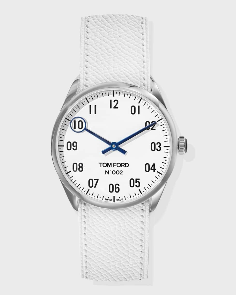 

Мужские часы 002 Pebble Grain Leather, 38 мм TOM FORD TIMEPIECES