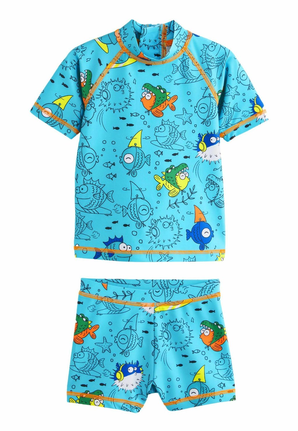 Шорты SUNSAFE SET REGULAR FIT Next, цвет blue puffer fish шорты embroidered set regular fit next цвет blue