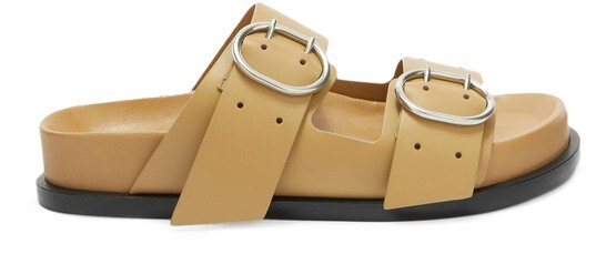 

Сандалии на плоской подошве Jil Sander, темно-бежевый