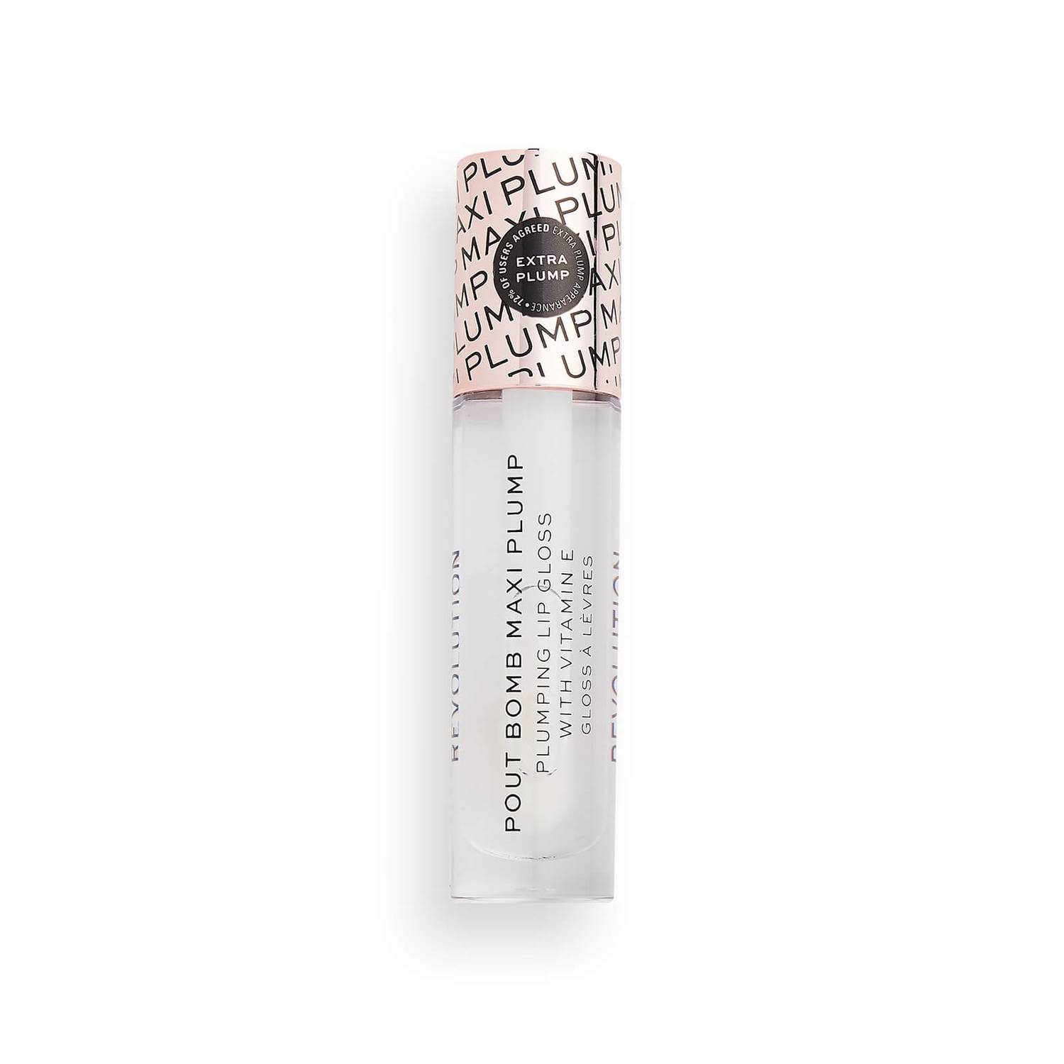 Блеск для губ Makeup Revolution Pout Bomb Maxi Plump Lip Gloss 8.5ml, Glaze к lamel блеск д губ lip cream plump