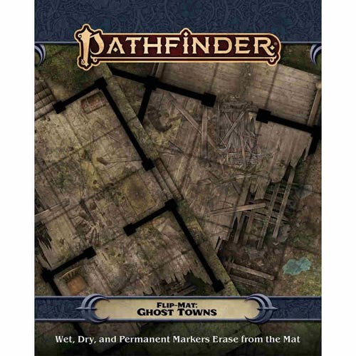 

Ролевая игра Paizo Publishing Pathfinder 2E RPG: Flip-Mat - Ghost Towns
