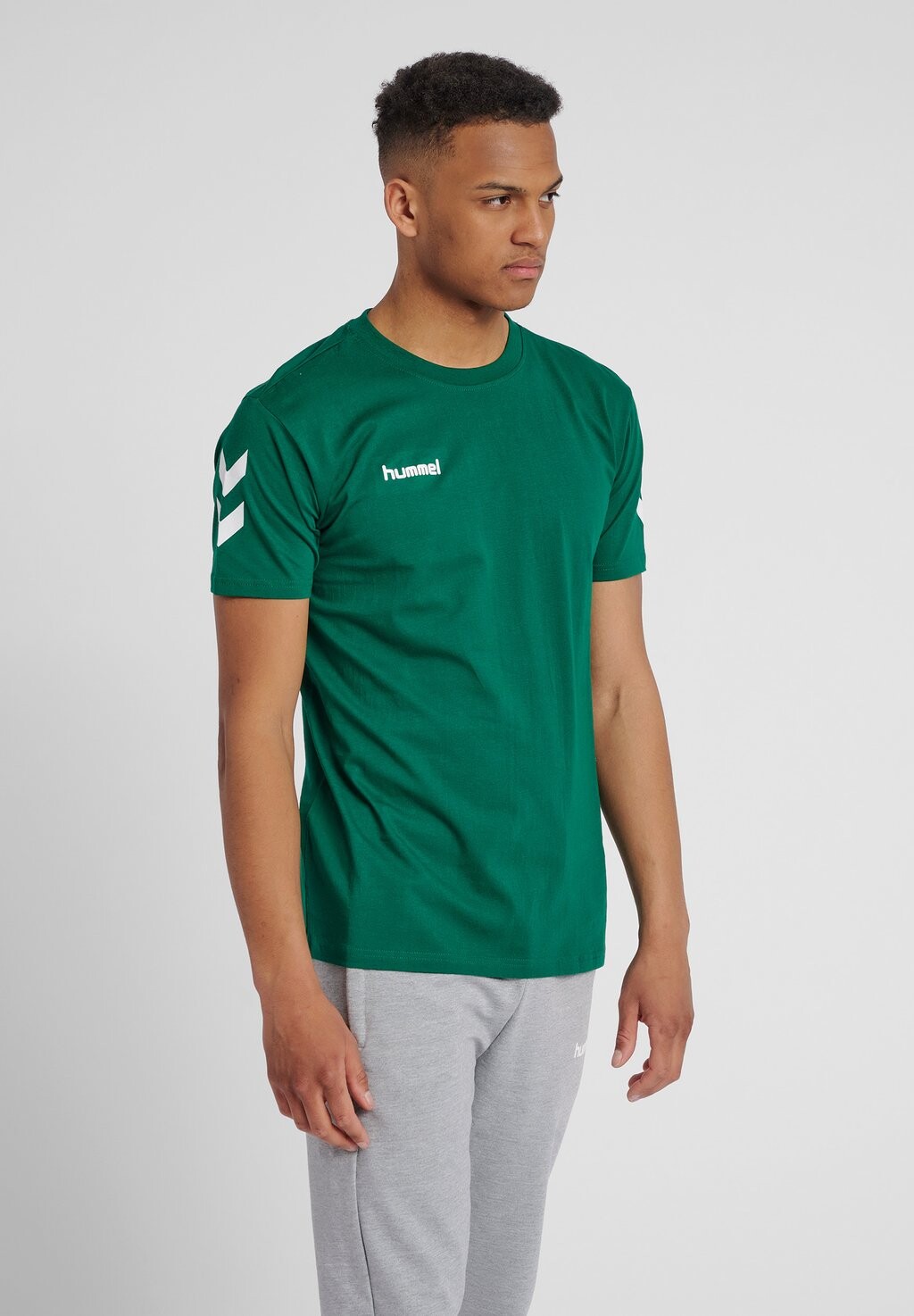 

Футболка с принтом HMLGO Hummel, цвет evergreen