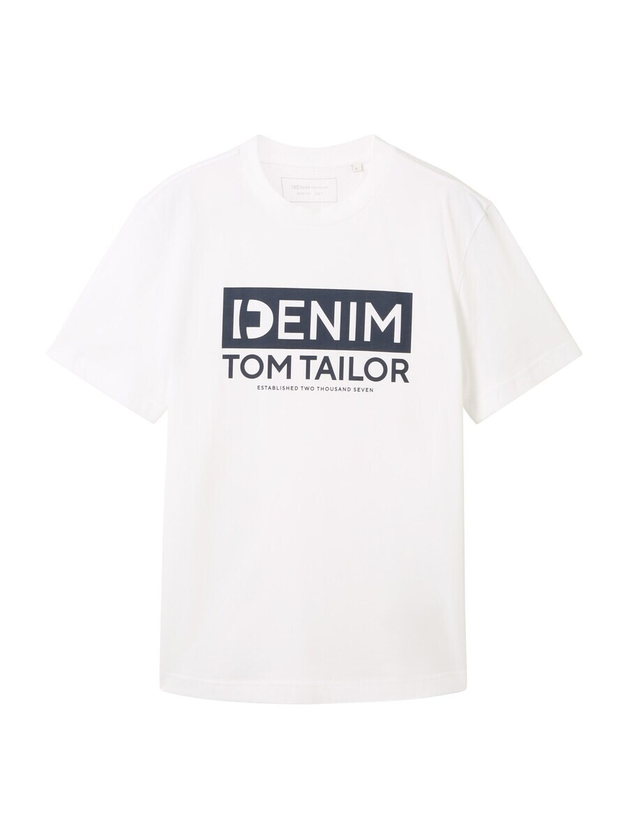 

Футболка TOM TAILOR DENIM, белый