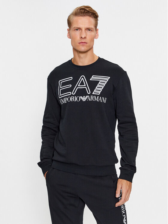 

Толстовка обычного кроя Ea7 Emporio Armani, черный
