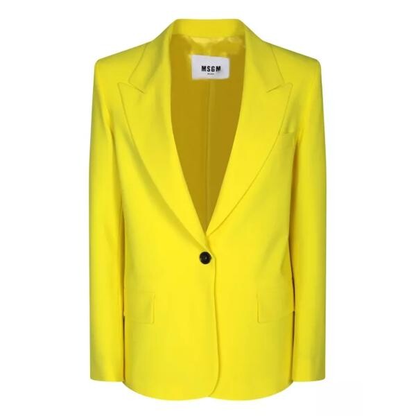 

Куртка wool jacket by msgm Msgm, желтый
