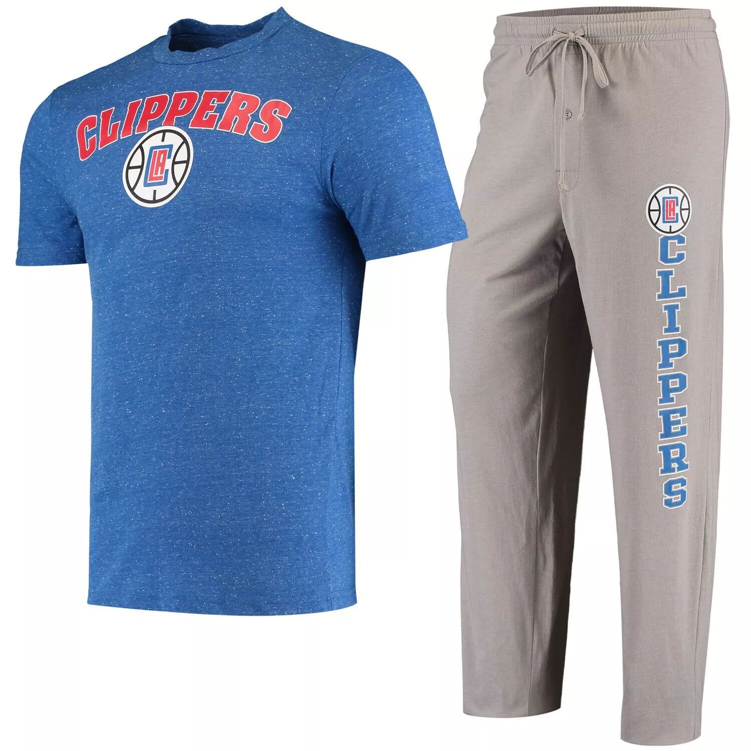 

Мужской комплект из топа и брюк для сна Concepts Sport Grey/Royal LA Clippers