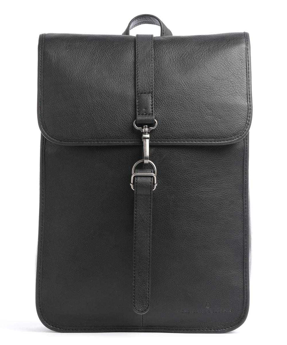 Кожаный рюкзак Carisma RFID 15 дюймов Castelijn & Beerens, черный