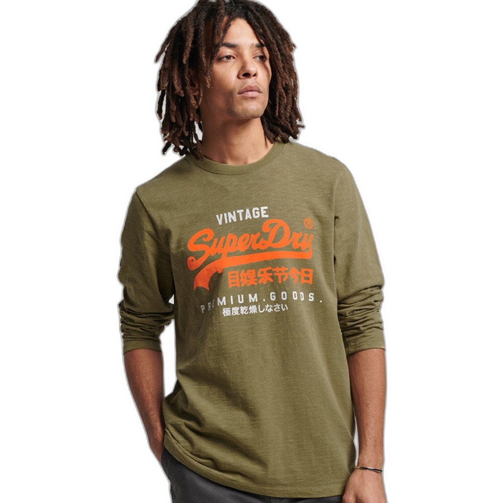 

Худи Superdry Vintage Logo, зеленый