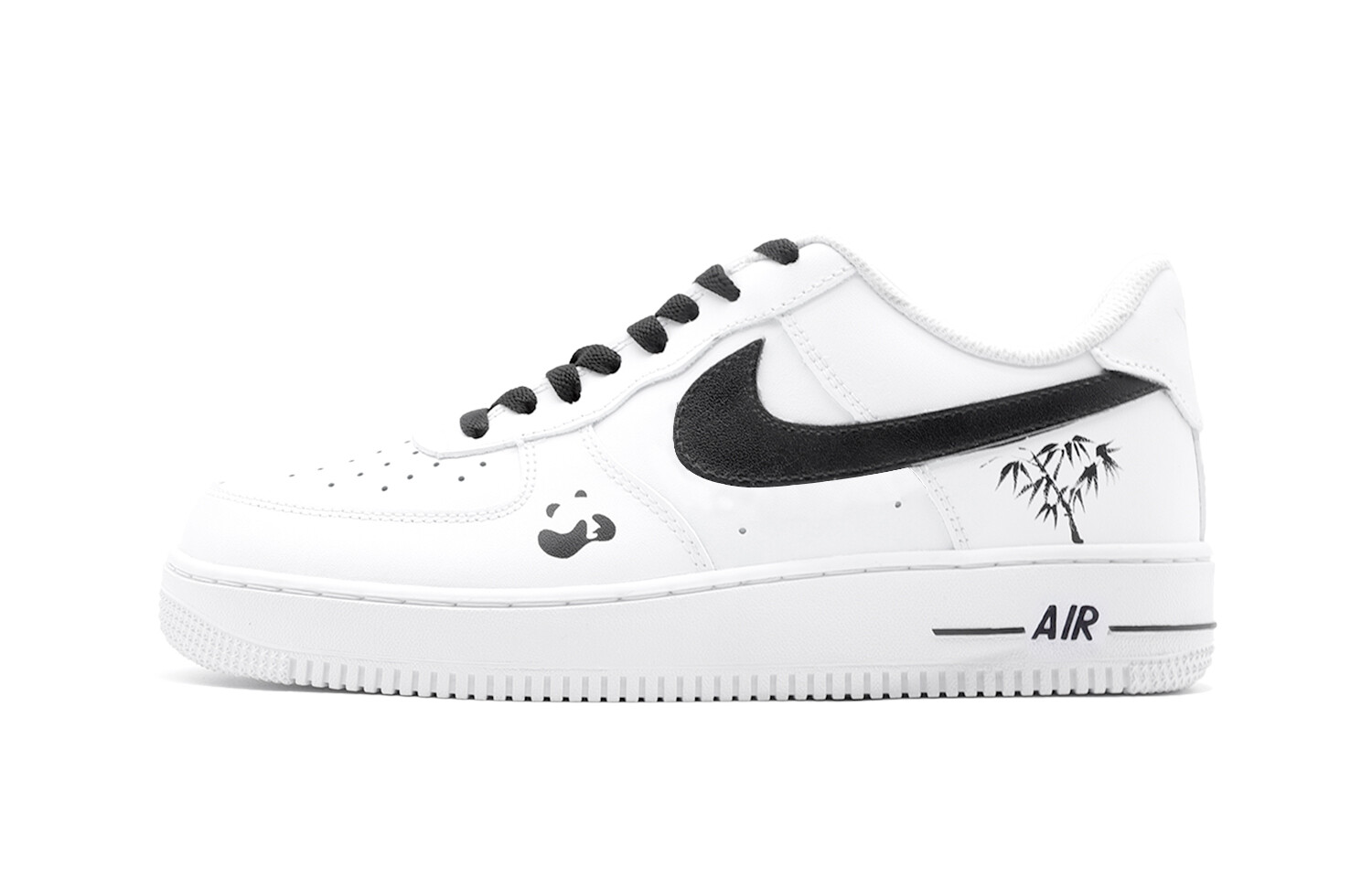 

Кроссовки Nike Air Force 1 Skateboarding Shoes Men Low-top White/black, черный/белый