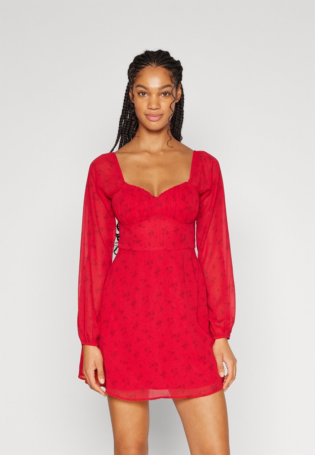 

Летнее платье Ruched Sweetheart Dress Hollister Co.