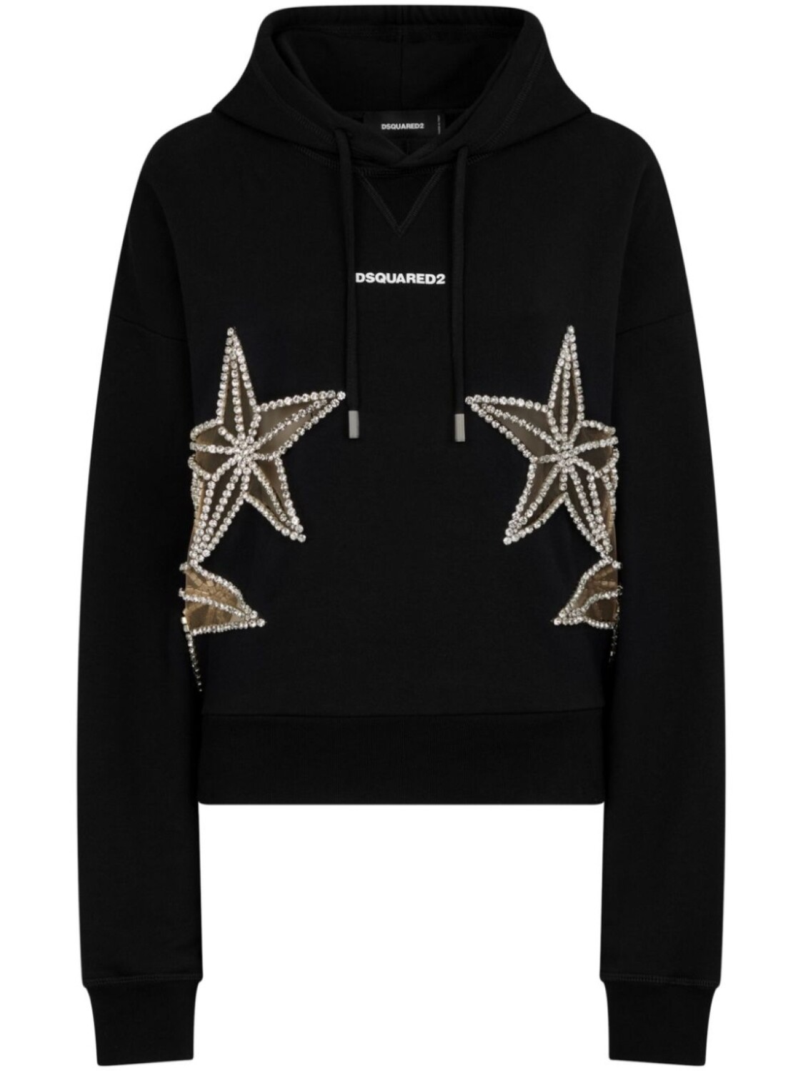 

Dsquared2 декорированное худи, черный