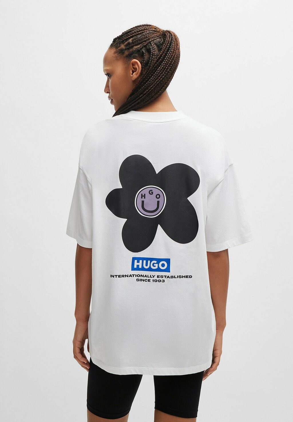 

Футболка с принтом HUGO, цвет white