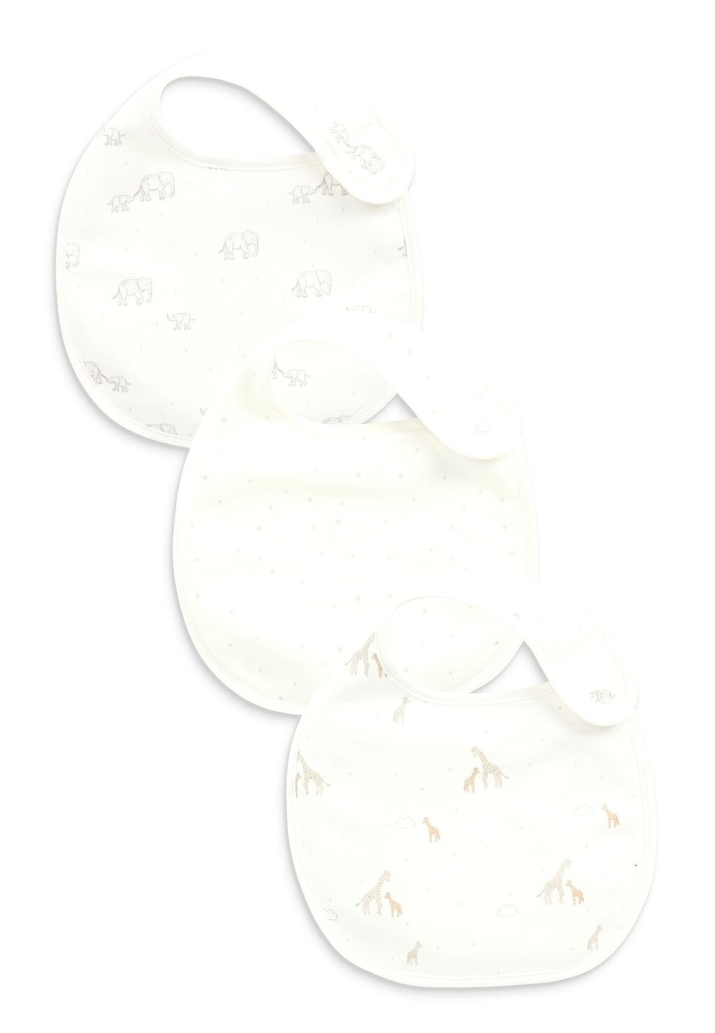 

Нагрудники 3 PACK Next, цвет white grey character