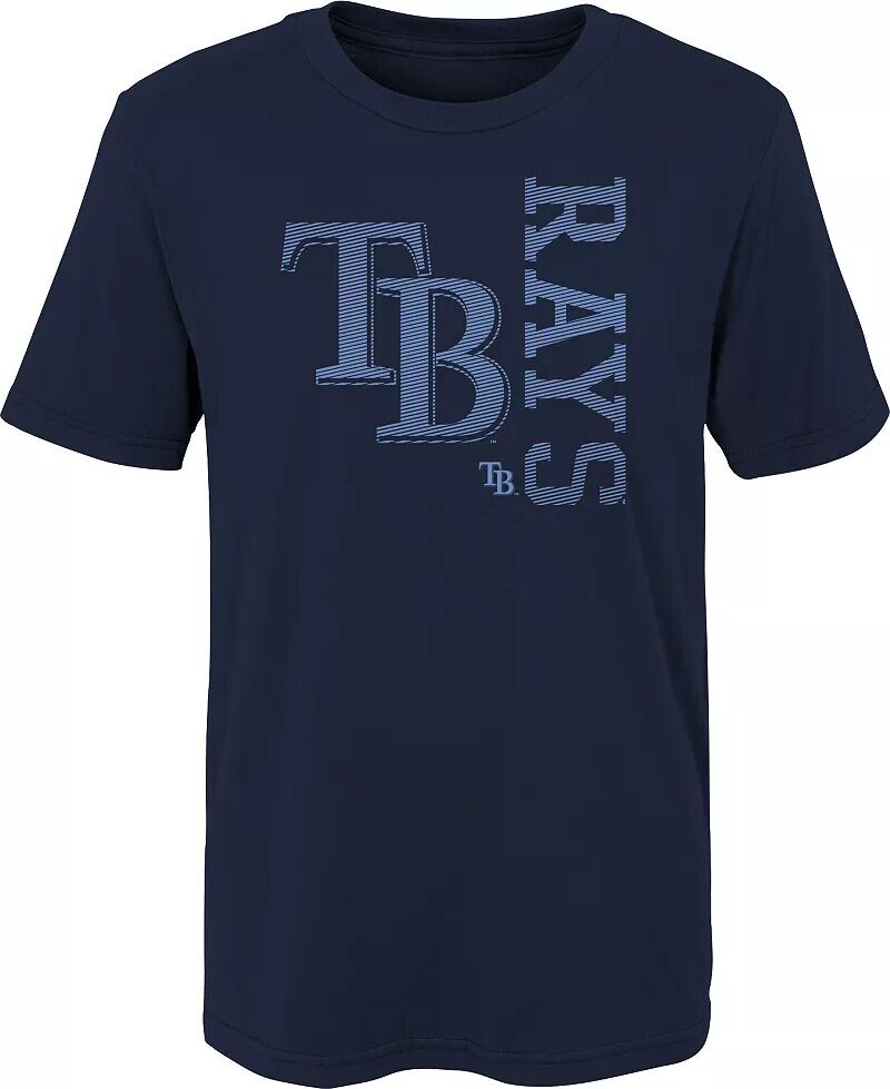 

Outerstuff Одежда команды MLB 4-7 Tampa Bay Rays Темно-синяя футболка Impact