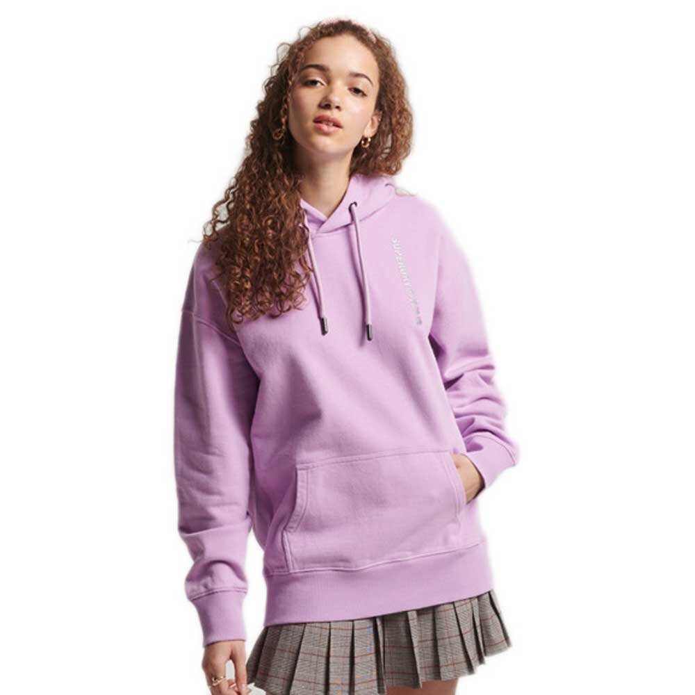 

Худи Superdry Code CL Linear Os, фиолетовый