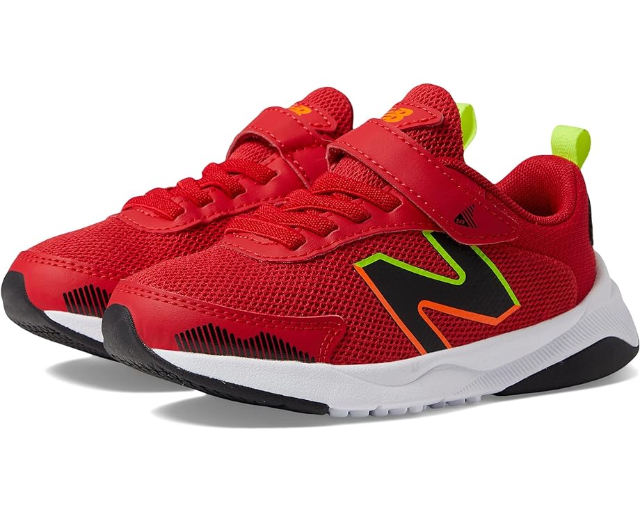 

Кроссовки New Balance 545 Bungee Lace with Hook-and-Loop Top Strap, цвет Team Red/Black