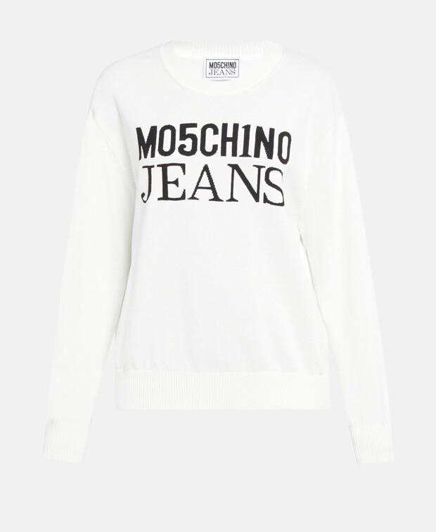 

Джемпер с длинными рукавами Moschino Jeans, белый