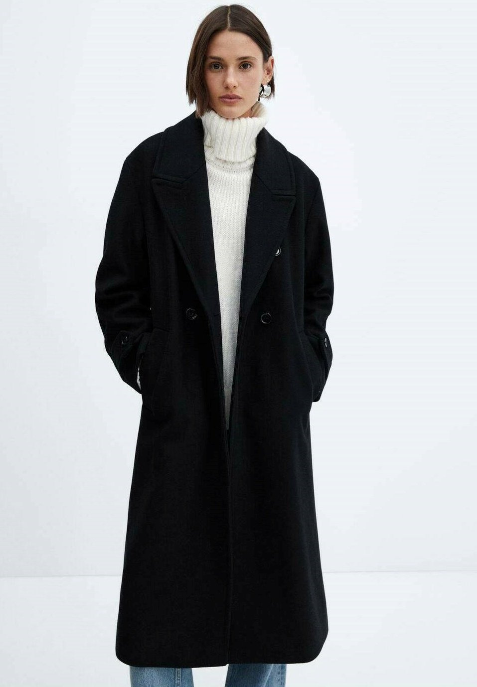 Классическое пальто GAUGUIN Mango, черный пальто классическое parisino mango черный