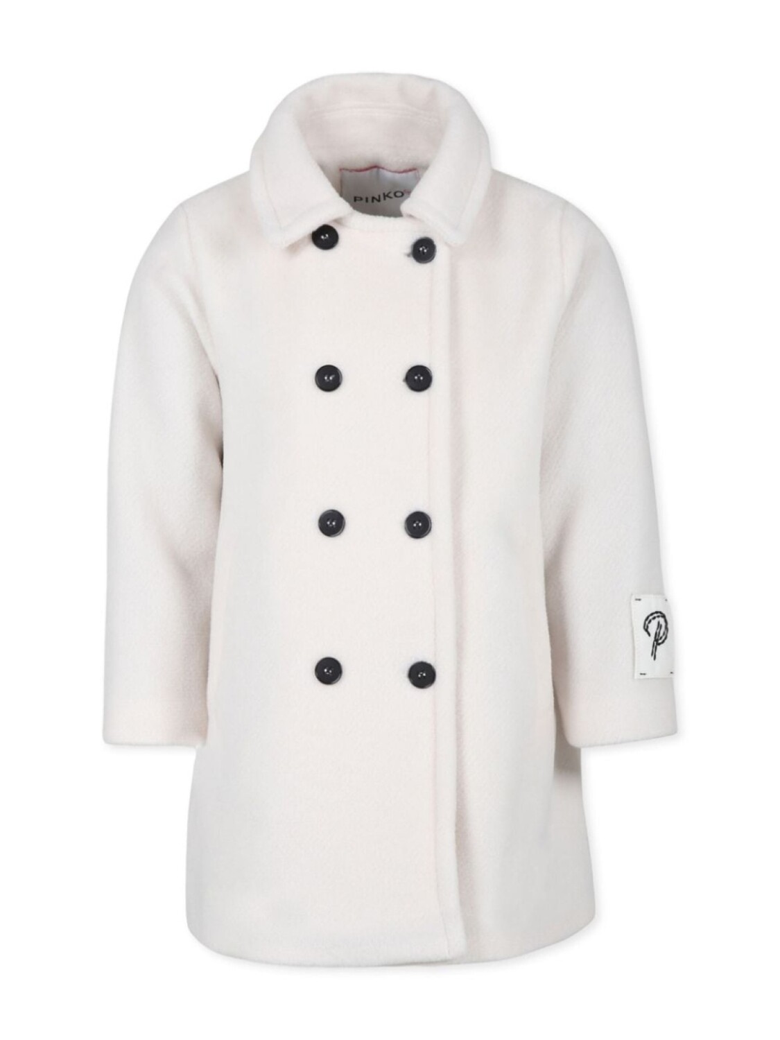 

Пальто двубортное Pinko Kids, серый