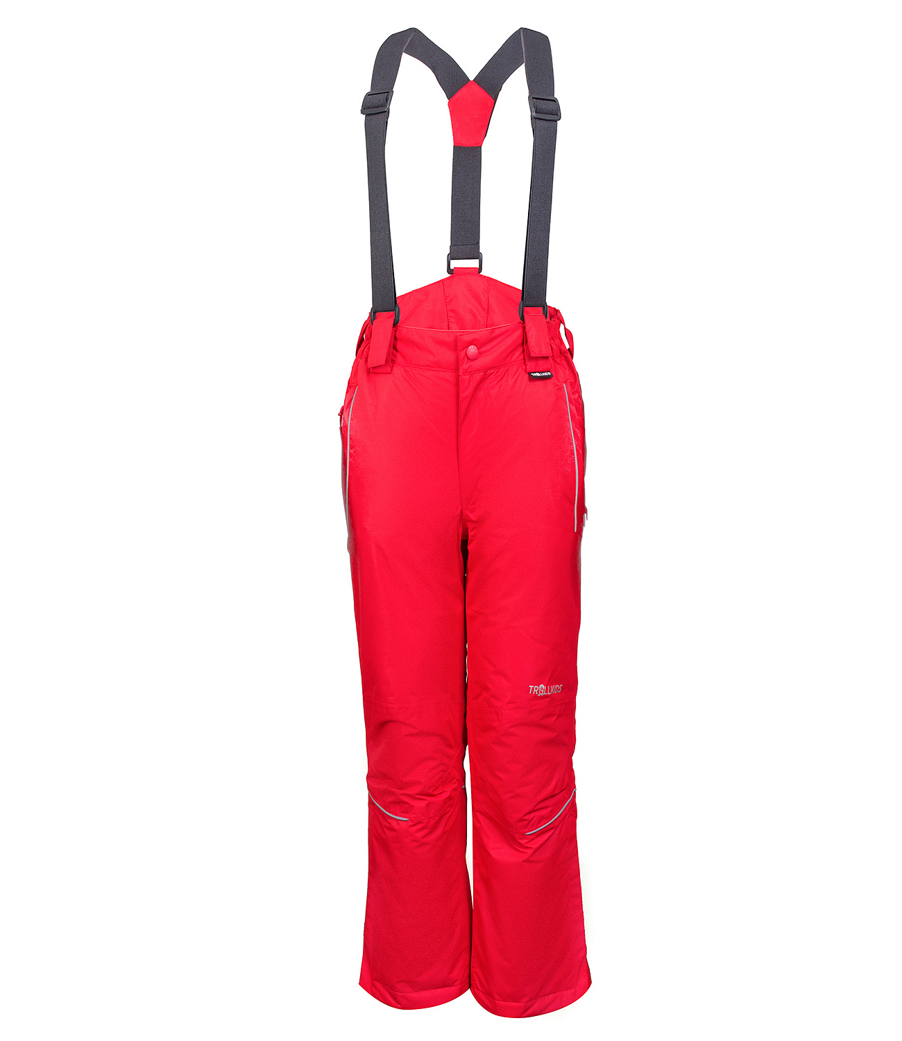 цена Лыжные штаны Trollkids Schneehose Slim Fit Holmenkollen, цвет Rot/Sonnengelb