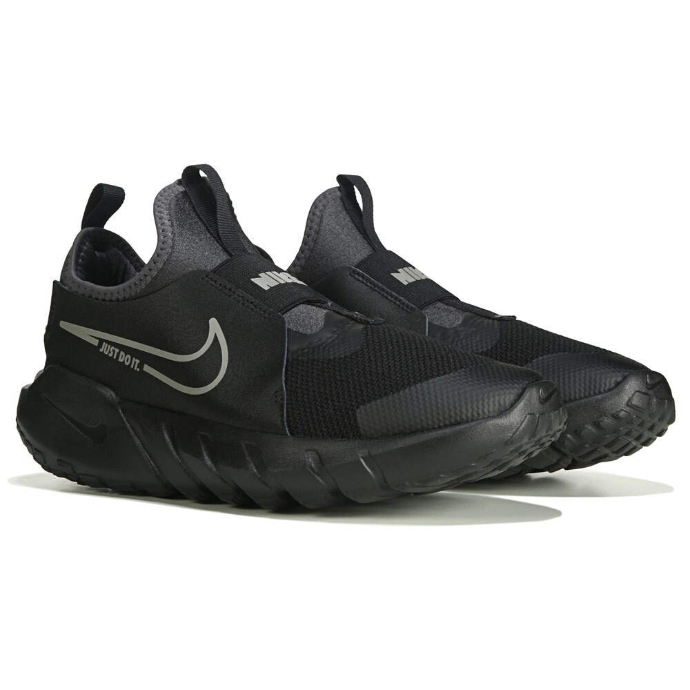 

Детские беговые кроссовки без шнуровки Flex Runner 2 Big Kid Nike, черный