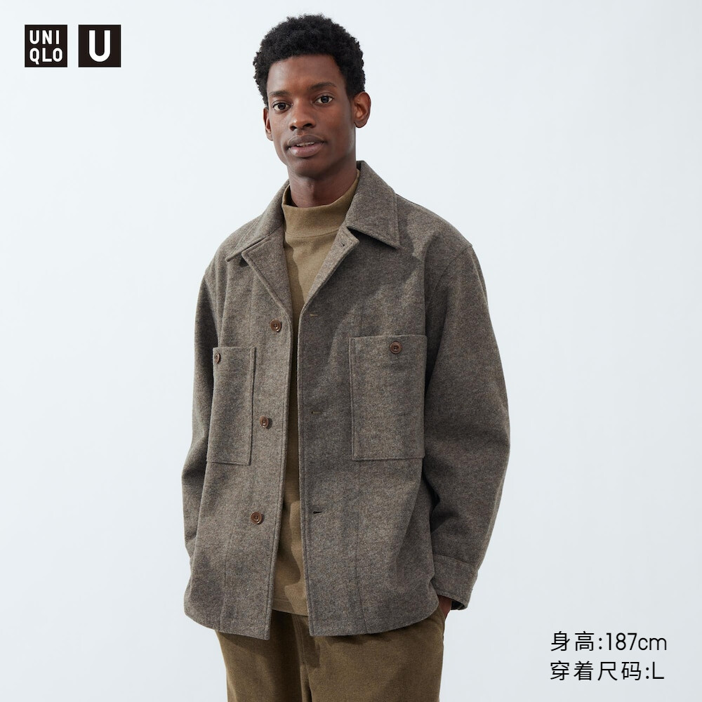 

Uniqlo U 23 осенне-зимняя мужская и женская флисовая куртка