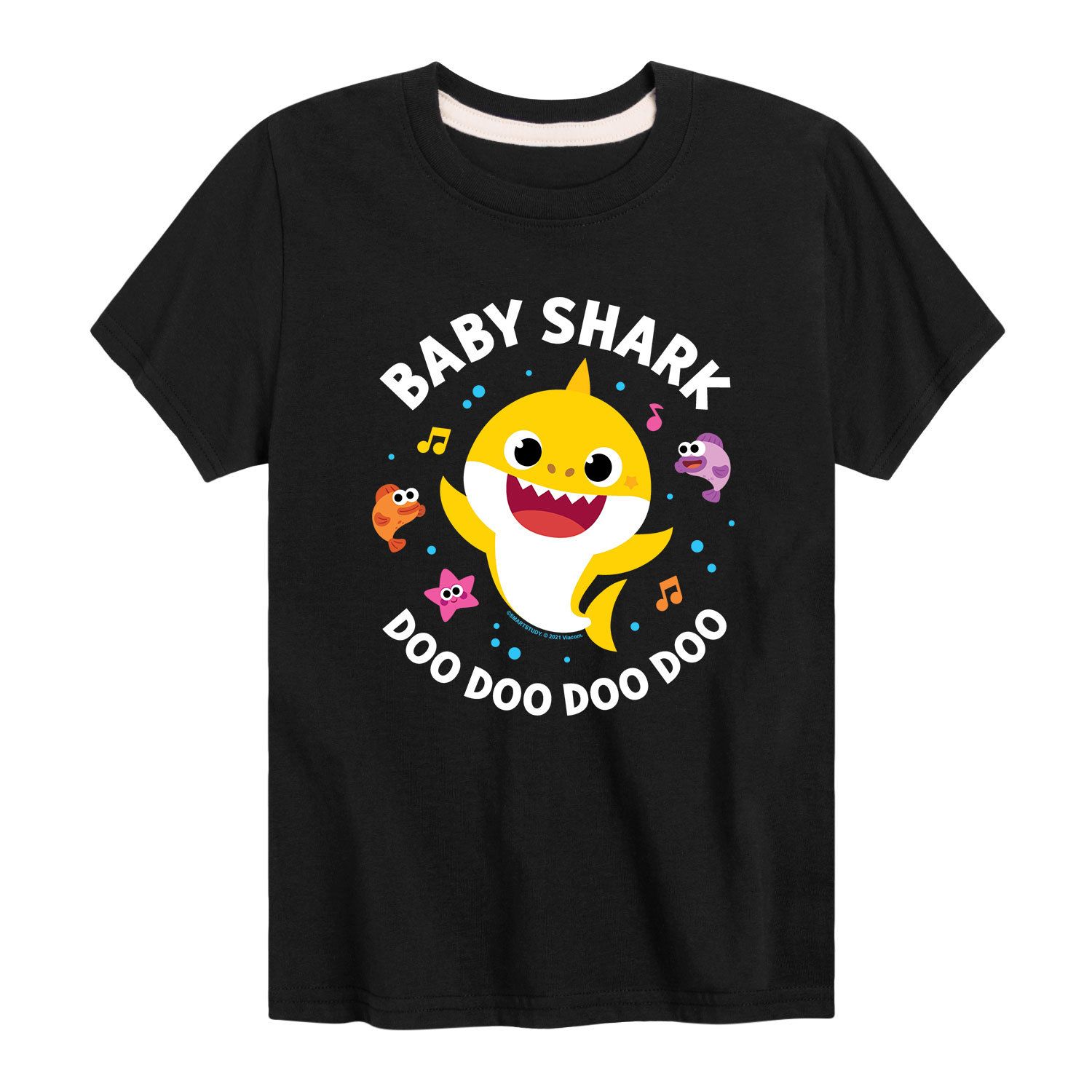 цена Футболка с рисунком Baby Shark Doo Doo для мальчиков 8–20 лет Baby Shark, черный