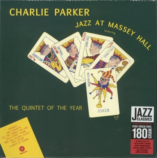 

Виниловая пластинка Parker Charlie - Jazz At Massey Hall