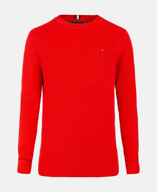 

Вязаный джемпер Tommy Hilfiger, красный