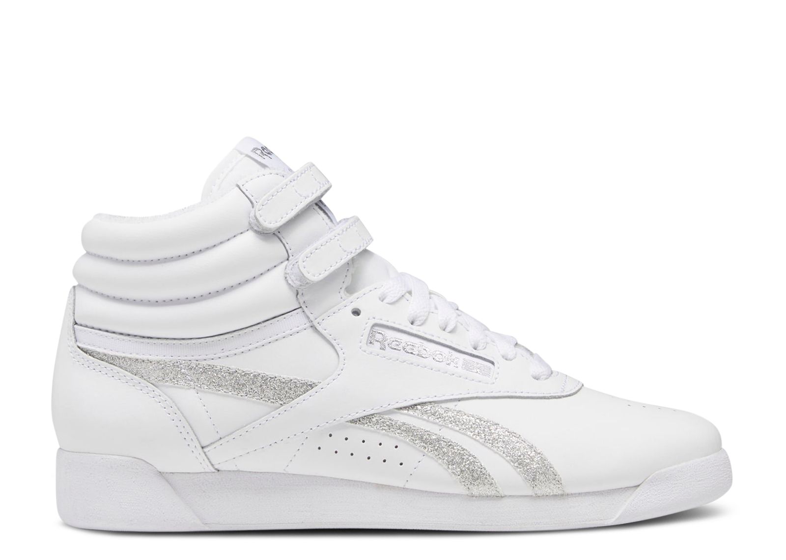 

Кроссовки Reebok Wmns Freestyle High 'White Glitter', белый