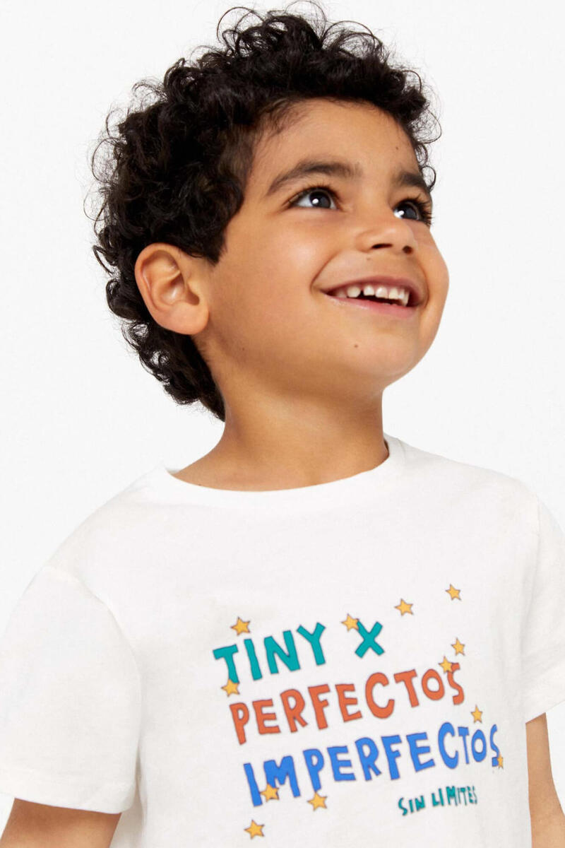Детская футболка унисекс Cortefiel, белый cottons комфортный свет обычный 12 шт