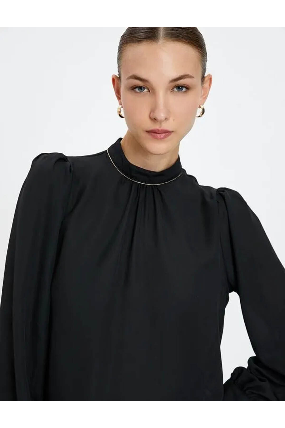 цена Женская блузка черная Koton, розовый