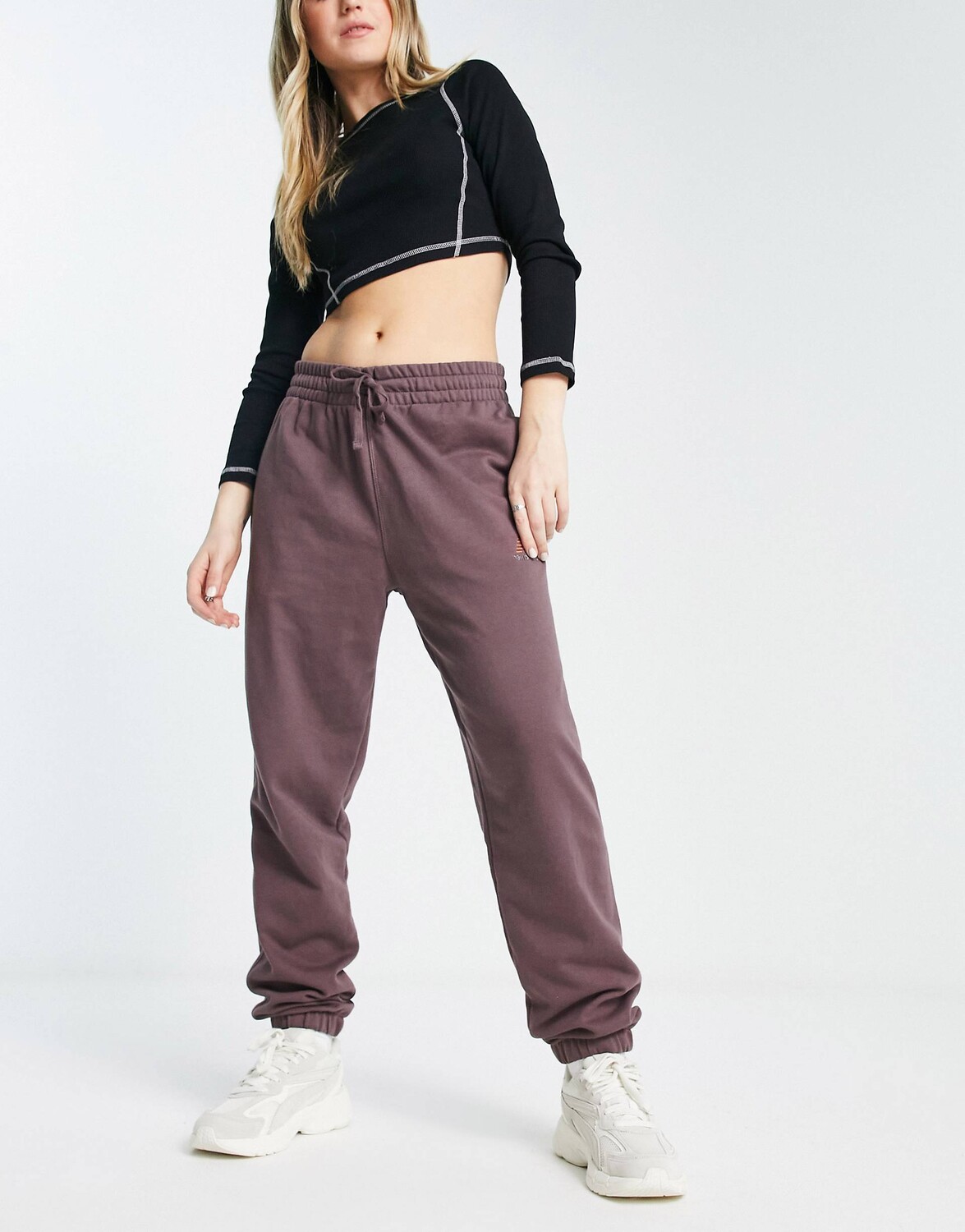 

Лиловые джоггеры унисекс New Balance, Коричневый
