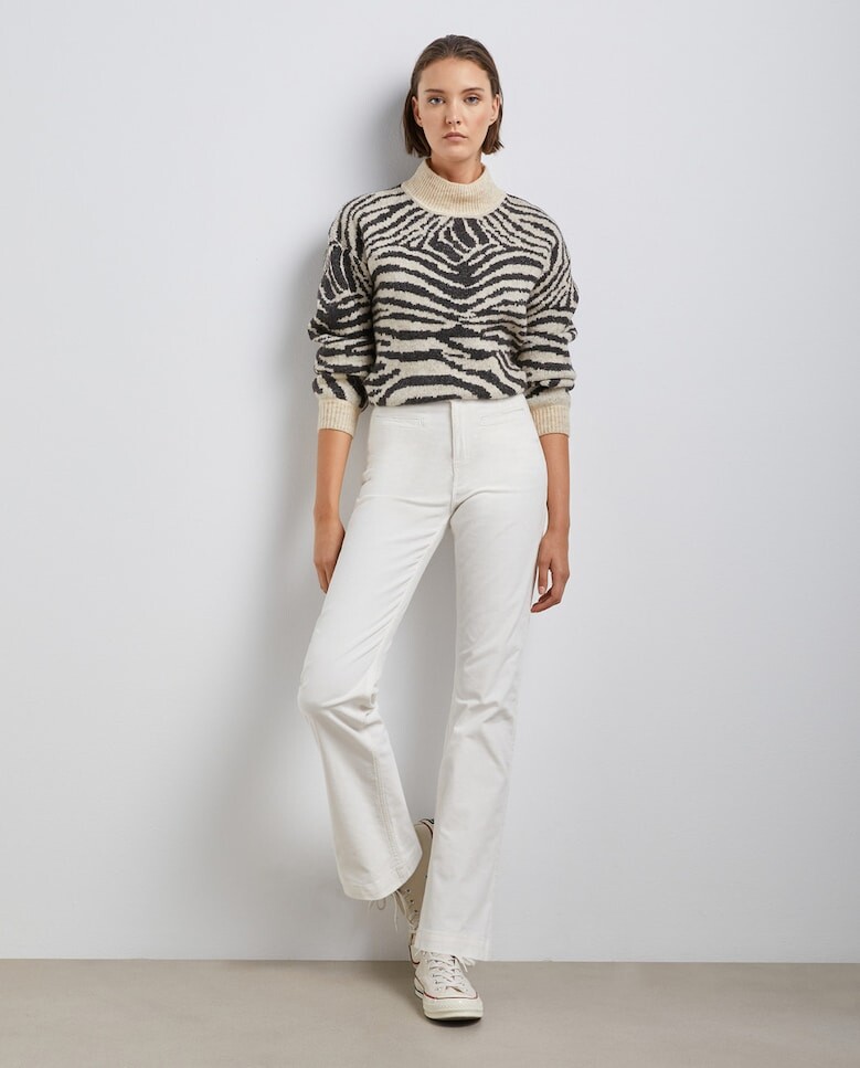

Женские вельветовые брюки Bootcut Easy Wear, белый